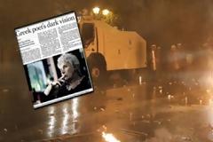 Κική Δημουλά:«Στην Ελλάδα επικρατεί το σκοτάδι και το χάος.Επί Χούντας διώκονταν οι αριστεροί. Σήμερα διώκονται όλοι