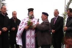 Ο αγιασμός των υδάτων στην Θερμή Λέσβου