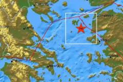 Σεισμός 5,8 Ρίχτερ νότια της Λήμνου..Η δόνηση έγινε αισθητή στην Αττική