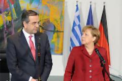 Κάτι τρέχει με Σαμαρά και Μέρκελ...