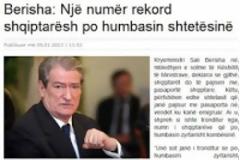 Μπερίσα: ΣΟΚ από τον αριθμό Αλβανών που άλλαξαν υπηκοότητα