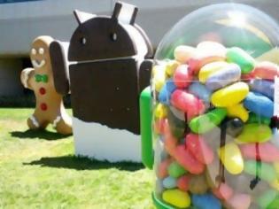 Φωτογραφία για Με Jelly Bean το 10% των συσκευών Android