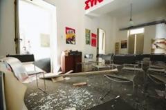 Επίθεση με πέτρες σε γραφεία του ΣΥΡΙΖΑ