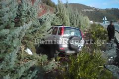 Φθιώτιδα: Παγοδρόμιο οι στροφές του Δομοκού τα ξημερώματα