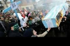 Στα Σκόπια έκαναν την κηδεία της Ελλάδας (pics+vid)