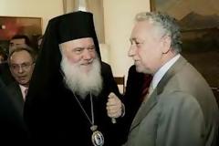 Συνάντηση του προέδρου της ΔΗΜΑΡ, Φώτη Κουβέλη, με τον Αρχιεπίσκοπο Αθηνών Ιερώνυμο
