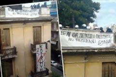Ανακατάληψη της βίλας Λέλα Καραγιάννη μόλις έφυγε η Αστυνομία