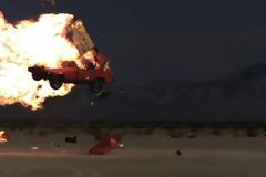 Έκρηξη αυτοκινήτου σε super slow motion! [video]