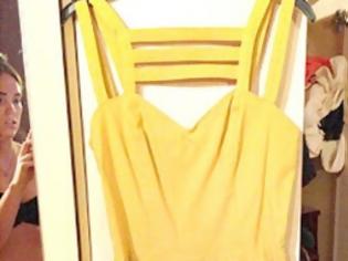 Φωτογραφία για Πανικός στο internet με την ημίγυμνη και το κίτρινο φόρεμα