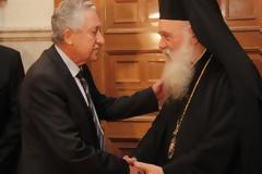 ΣΥΝΑΝΤΗΣΗ ΚΟΥΒΕΛΗ ΜΕ ΙΕΡΩΝΥΜΟ (VIDEO)