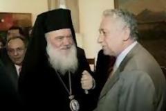 Συνάντηση του προέδρου της ΔΗΜΑΡ, Φώτη Κουβέλη, με τον Αρχιεπίσκοπο Αθηνών Ιερώνυμο