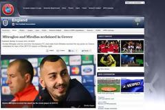 ΕΓΚΩΜΙΑ ΣΤΗΝ ΕΠΙΣΗΜΗ ΙΣΤΟΣΕΛΙΔΑ ΤΗΣ UEFA ΓΙΑ ΜΗΤΡΟΓΛΟΥ ΚΑΙ ΜΙΡΑΛΑΣ