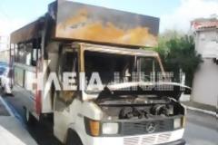 Αμαλιάδα: Καντίνα έγινε στάχτη σε περίεργη φωτιά