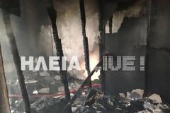 Ζαχάρω: Έγινε στάχτη το σπίτι φτωχών μεταναστών