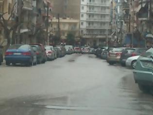 Φωτογραφία για Πλημμύρισαν δρόμοι της Θεσσαλονίκης από βλάβη αγωγού