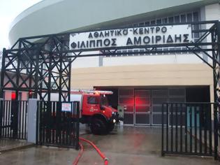 Φωτογραφία για Πλημμύρισε το κλειστό γήπεδο Φίλιππος Αμοιρίδης στην Ξάνθη