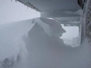 Φωτογραφία για Ανατίναξη χιονοστιβάδας στα Καλάβρυτα! - Δείτε φωτο