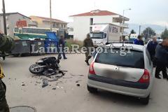 Λαμία: Τραυματίστηκε 34χρονος στρατιωτικός σε τροχαίο με μηχανάκι