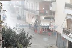 Πρέβεζα: Καταρρακτώδης βροχή πριν λίγο