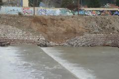 Υποχώρησε το αντιπλημμυρικό έργο στο Κόσυνθο Ξάνθης