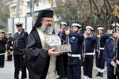 ΥΠΟΔΟΧΗ ΙΕΡΩΝ ΛΕΙΨΑΝΩΝ ΑΓΙΟΥ ΛΟΥΚΑ ΤΟΥ ΙΑΤΡΟΥ ΣΤΟ ΝΝΑ