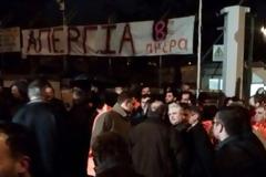 Επέμβαση των ΜΑΤ στο αμαξοστάσιο του Μετρό