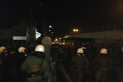 Επέμβαση των ΜΑΤ στο αμαξοστάσιο του Μετρό