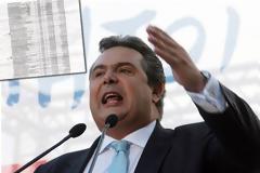 Σε νέα αποκάλυψη – βόμβα προχώρησε ο Καμμένος