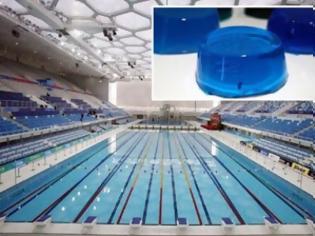 Φωτογραφία για Η μετατροπή μιας ολυμπιακής πισίνας σε... ζελέ!