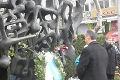 Ο ΥΜΑΘ κ. Θ. Καραογλου στην επιμνημόσυνη δέηση για την ημέρα μνήμης των Eλλήνων Εβραίων μαρτύρων και ηρώων του ολοκαυτώματος