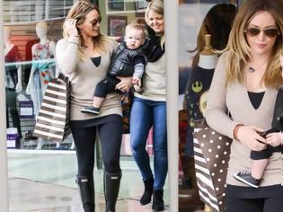 Φωτογραφία για Hilary Duff: Shopping με τον δέκα μηνών γιο της (φωτό)