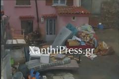 Ξάνθη: 6μελής οικογένεια ζει στο πάτωμα με με μια κουβέρτα. Η βροχή κατέστρεψε τα πάντα στο σπίτι