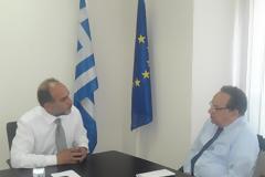 Κατσιφάρας: Έκλεισαν 153 έργα από το Γ' ΚΠΣ - Συνάντηση με Μάριο Καμχή στην Περιφέρεια