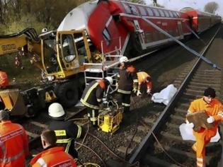 Φωτογραφία για 20 τραυματίες σε σύγκρουση τρένων