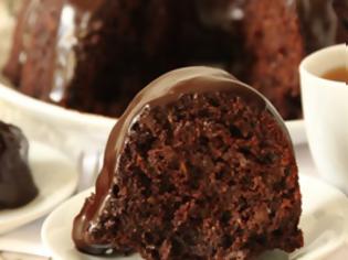 Φωτογραφία για Σοκολατένιο κέικ κολοκυθιού με επικάλυψη σοκολάτας