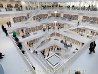 Φωτογραφία για Η απίστευτης ομορφιάς Δημοτική Βιβλιοθήκη της Στουτγκάρδης