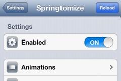 Springtomize 2: Cydia tweak update