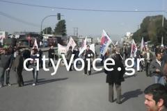 Απέκλεισαν τον κόμβο Αγίου Δημητρίου στο Αγρίνιο