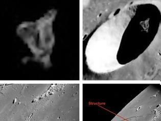 Φωτογραφία για Εξωγήινη κατασκευή ή  UFO  Ανακαλύφθηκε σε κρατήρα στο φεγγάρι