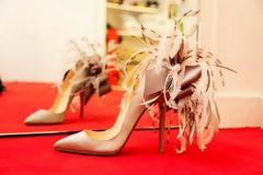 Celebrities on their high heels