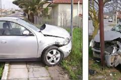 Κοπανάκι: Σφοδρή σύγκρουση μεταξύ δύο ΙΧ αυτοκινήτων