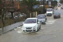 Προβλήματα απ' την κακοκαιρία στο Αγρίνιο