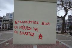 Ξάνθη: Βανδάλισαν το Ρολόι της πόλης, τηλεοπτικό σταθμό και καταστήματα