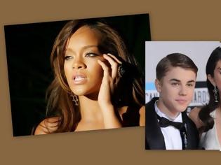 Φωτογραφία για Η Rihanna αιτία χωρισμού για Bieber και Gomez