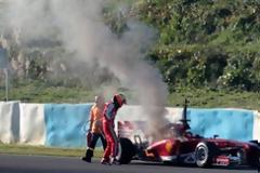 Πήρε φωτιά η Ferrari!