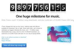 Η Apple έδωσε δωροεπιταγή 10.000€ στον χρήστη που κατέβασε το 25ο δισεκατομμυριοστό τραγούδι από το iTunes