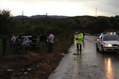 Εγκλωβισμός οδηγού ύστερα από τροχαίο στον Καρτερό