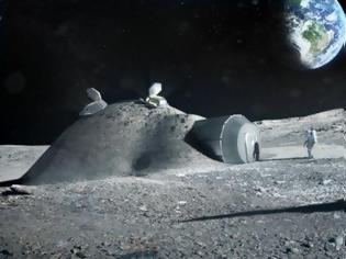 Φωτογραφία για Ρομπότ θα κατασκευάζουν σπίτια στη Σελήνη!