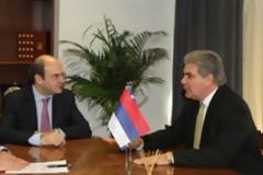 Συνάντηση Χατζηδάκη με τον πρέσβη της Σερβίας