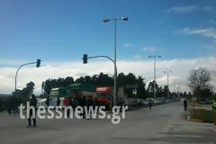 Κινητοποιήσεις φοιτητών στην Εθνική οδό